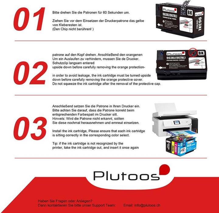 Actual product image Plutoos 963XL (M, FC, C, Y)