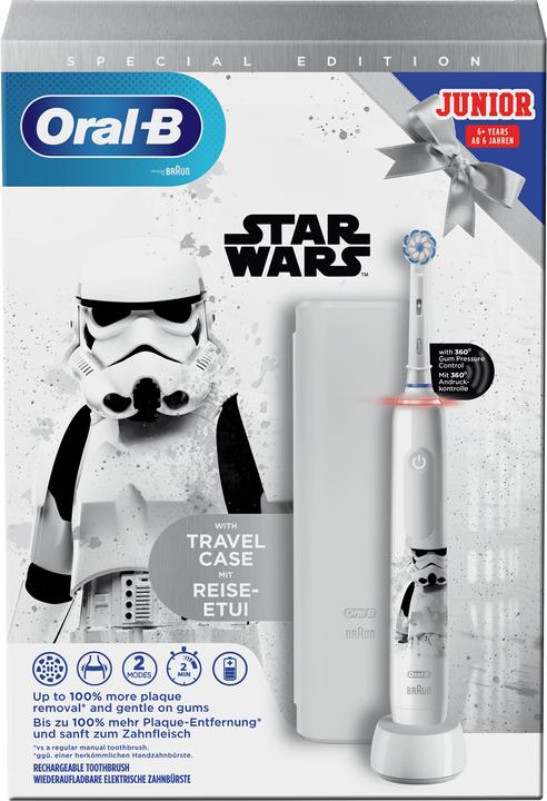 Actual product image Oral-B Junior Electric Toothbrush Star Wars + Travel case (Oscillating toothbrush)