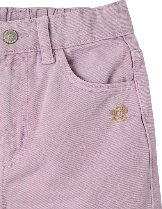 Actual product image Vertbaudet Weite Mädchen Hose mit Blumenstickerei (158)