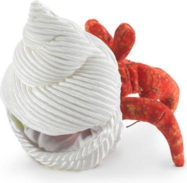 Actual product image Folkmanis Finger puppet hermit crab