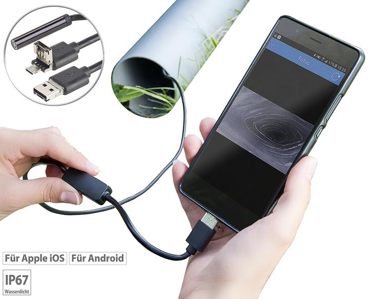 Produktbild Somikon USB-HD-Endoskop-Kamera
