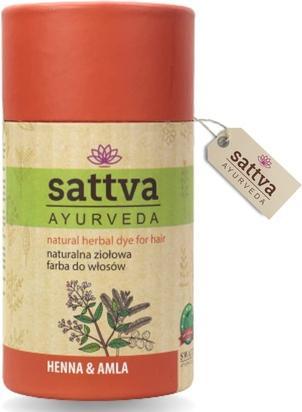 Image du produit Sattva Ayurveda Sattva - Natural Herbal Dye For Hair Teinture naturelle pour cheveux au henné et à l'amla (Teinture naturelle à base de plantes pour les cheveux Teinture naturelle à base de plantes pour les cheveux Henné & Amla)