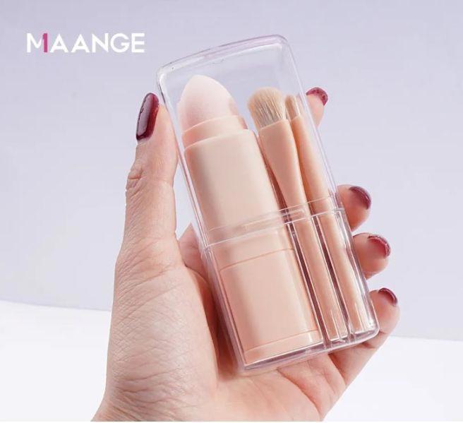 Actual product image Maange Mini Make-Up Travel Brushes (8-piece set) (Set)