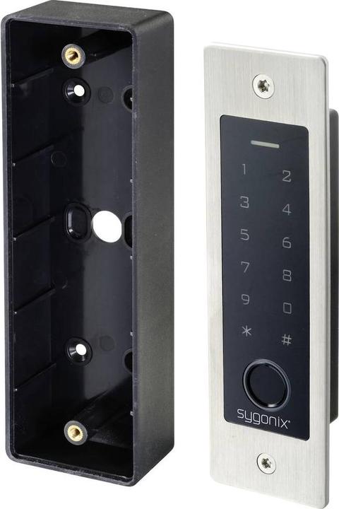 Sygonix SY-5231014 Fingerprint/RFID Zugangssystem Unterputz 12 V/DC, 18 V/DC IP (Fingerabdruck, Schlüsselkarte)