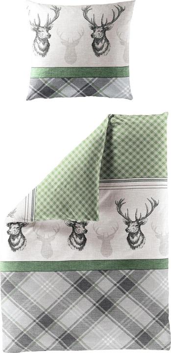 Actual product image Traumschlaf Deer (Bedding set, 155x200 cm + 80x80 cm)