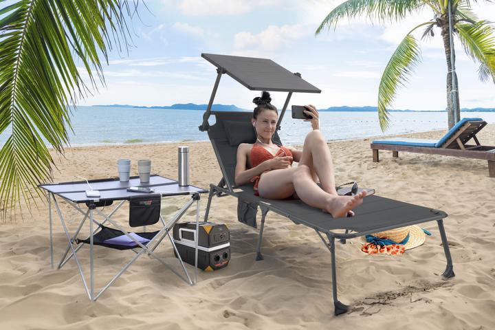 Produktbild Technaxx Solar-Sonnenliege (193 cm)