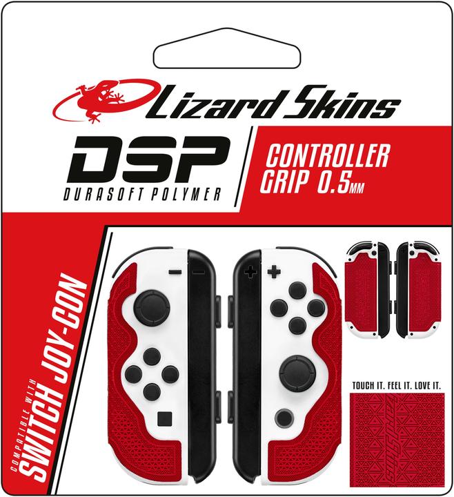Productafbeelding Lizard Skins Switch Joy-Con - Crimson Red (bijgesneden, 0,5 mm) (Switch)