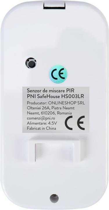 Immagine prodotto PNI Sensore di movimento PIR wireless SafeHouse HS003LR per sistemi di allarme wireless (80 m)