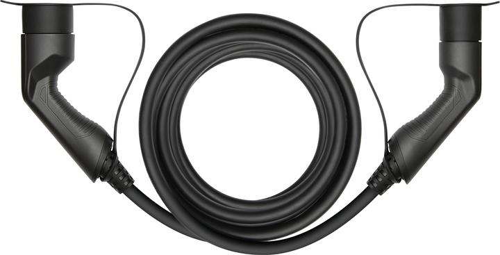 Actual product image Deltaco Type 2 EV charging cable for e-cars and hybrid vehicles, electric car charger Mennekes cable, Ko (Type 2, 11 kW, 16 A, 7 m)