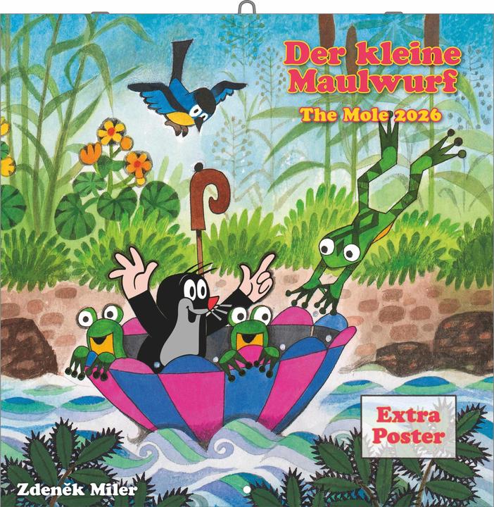 Produktbild Neumann N NEUMANNVERLAGE - Der kleine Maulwurf 2026 Broschürenkalender, 30x30cm, Kinderkalender mit (30 x 30 cm, Harter Einband, Niederländisch, Englisch, Italienisch, Spanisch, Französisch)
