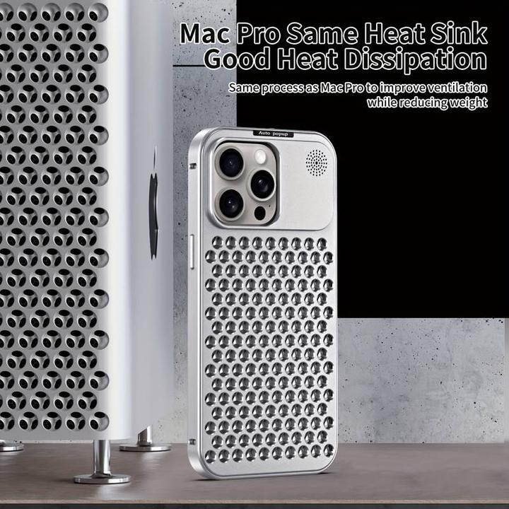 Immagine prodotto PhoneLook Custodia Mac Pro con aromaterapia e dissipazione del calore Space Grey (Apple iPhone 15 Pro Max)