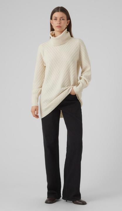 Actual product image Vero Moda VMANJASTINNA LONG COWL PULLOVER GA EXC Knitted jumper (M)