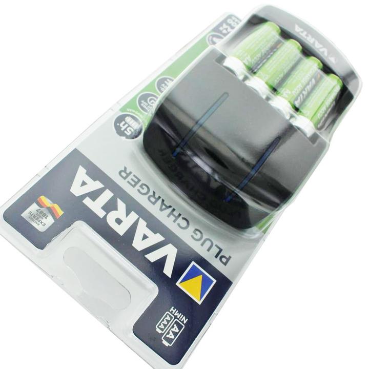 Produktbild Varta Easy Energy Stecker-Ladegerät inklusive 4 Stück Mignon AA Ready2use 2100mAh Akku (4 Stk., 2100 mAh, Ladegerät inkl. Akku)