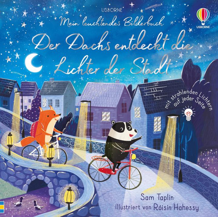 Mein leuchtendes Bilderbuch: Der Dachs entdeckt die Lichter der Stadt (Deutsch, Sam Taplin, 2023)