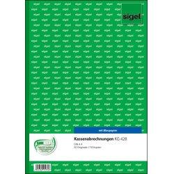 Produktbild Sigel Formularbuch "Kassenabrechnung" (100 x)
