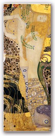 Image du produit Trenddeko Klimt - Serpents d'eau I. (50 x 120 cm)