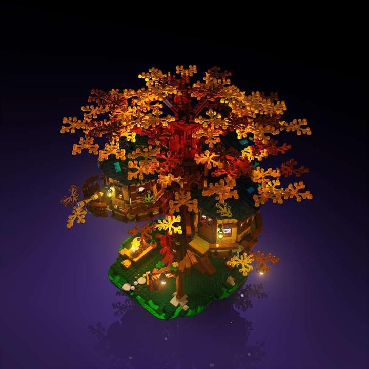 Actual product image Light my bricks LMB 2.0 LEGO® 21318# Tree Hous Light Kit