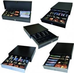 Image du produit APG Cash Drawer Flip Lid Cash Draw Blk Ss Front