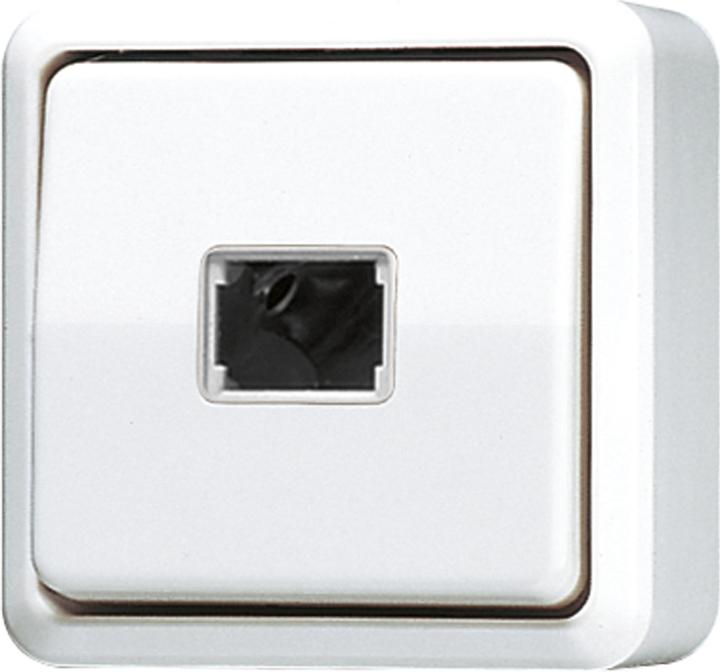 Image du produit JUNG Module bouton-poussoir à bascule aws 1W A AP 600 m.Bel 633AWW