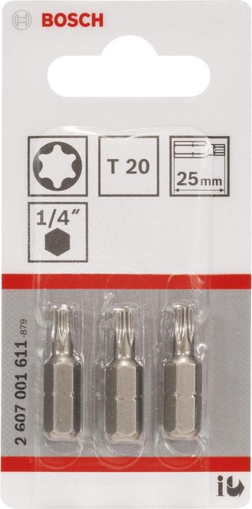 Productafbeelding Bosch Professional Zubehör Schroevendraaier bits (T20)