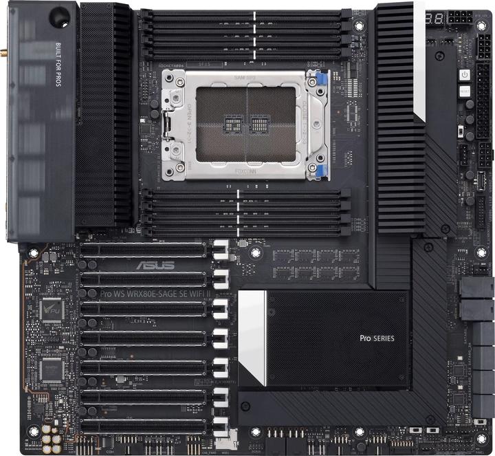 Produktbild ASUS Pro Ws Wrx80e-Sage Se Wifi Ii (sWRX8, AMD WRX80, E-ATX)