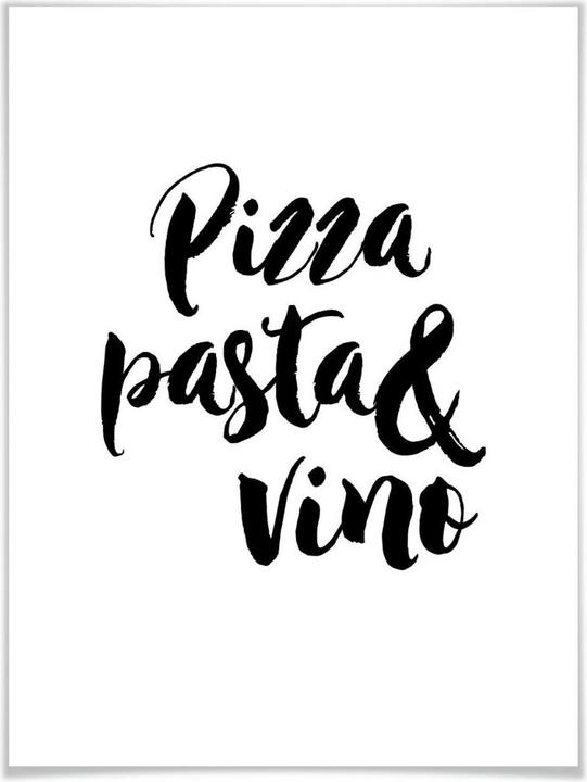 Image du produit Trenddeko Pizza Pasta Vino (80 x 100 cm)