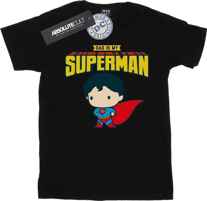 Superman My Dad Is My Hero TShirt Mädchen