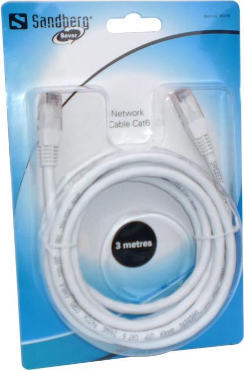 Produktbild Sandberg Netzwerkkabel (U/UTP, CAT6, 3 m)