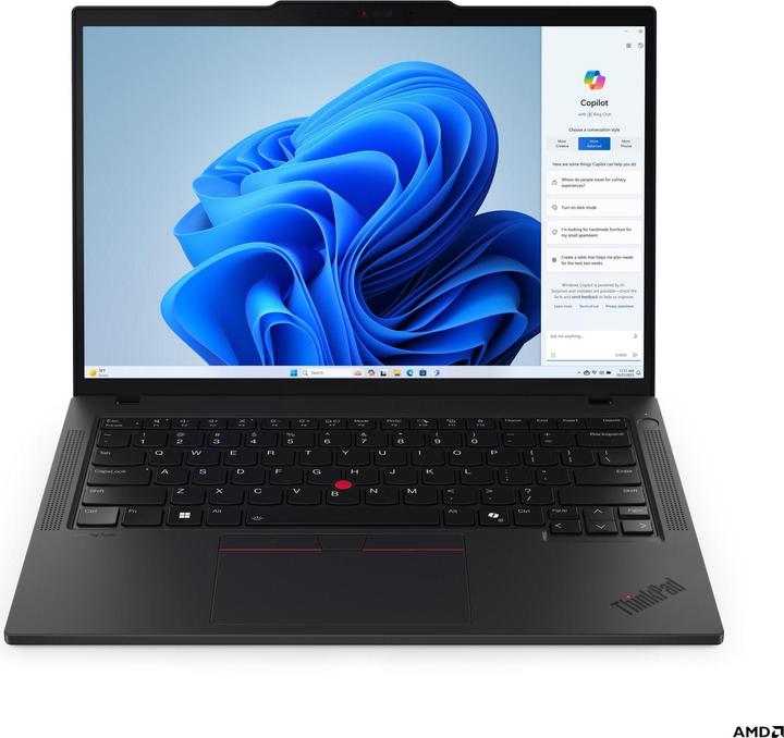 Actual product image Lenovo ThinkPad T14 Gen 5 (14", AMD Ryzen 7 8840U, 32 GB, 1000 GB, CH)