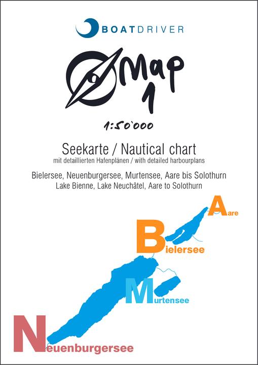 Produktbild Seekarte Map 1, Juraseeen