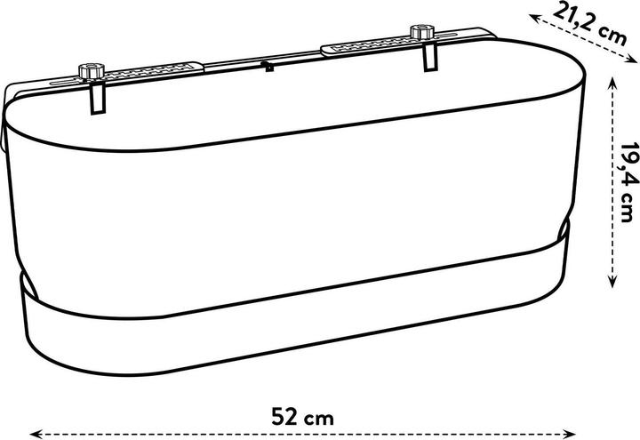 Produktbild Elho Balkonkistchen (21 cm)