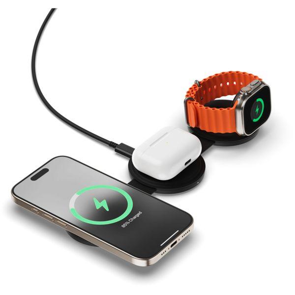 Produktbild Satechi OntheGo 3-in-1 Wireless Charger mit Qi2 (15 W)
