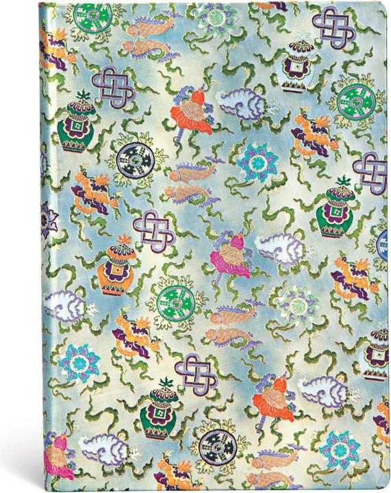 Produktbild Paperblanks Heilige tibetische Stoffe ShankhaMidiLIN