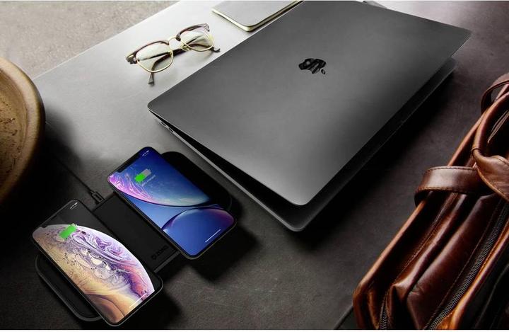 Actual product image Zens Aluminium Dual Fast Wireless Charger 30W USB PD (20 W)