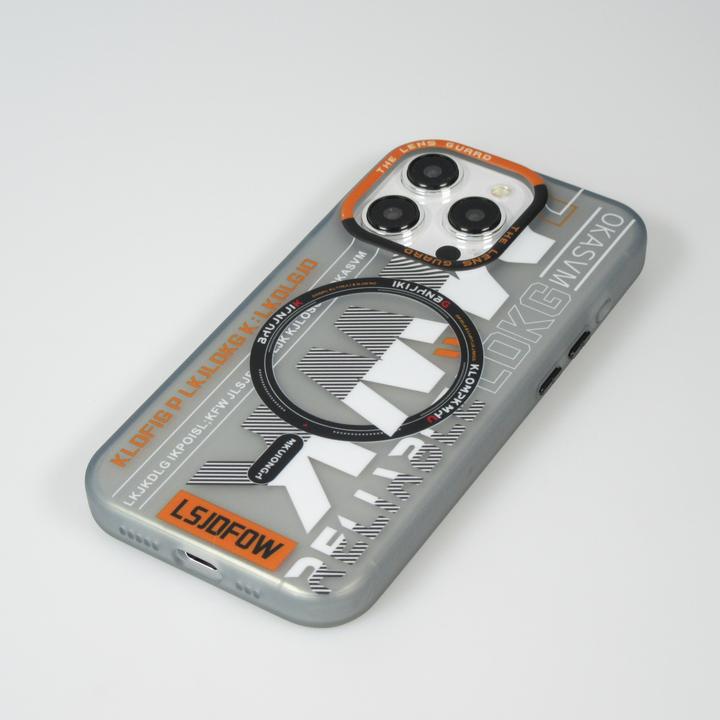 Produktbild PhoneLook Hülle MWK Cyber Grid Silikon mit MagSafe (Apple iPhone 15 Pro Max)
