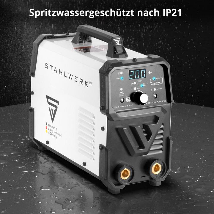 Actual product image Stahlwerk Electrode welding machine ARC 200 Puls Pro fully equipped
