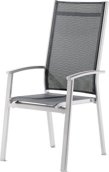 Actual product image Sieger Lima stacking chair high aluminium/textilux
