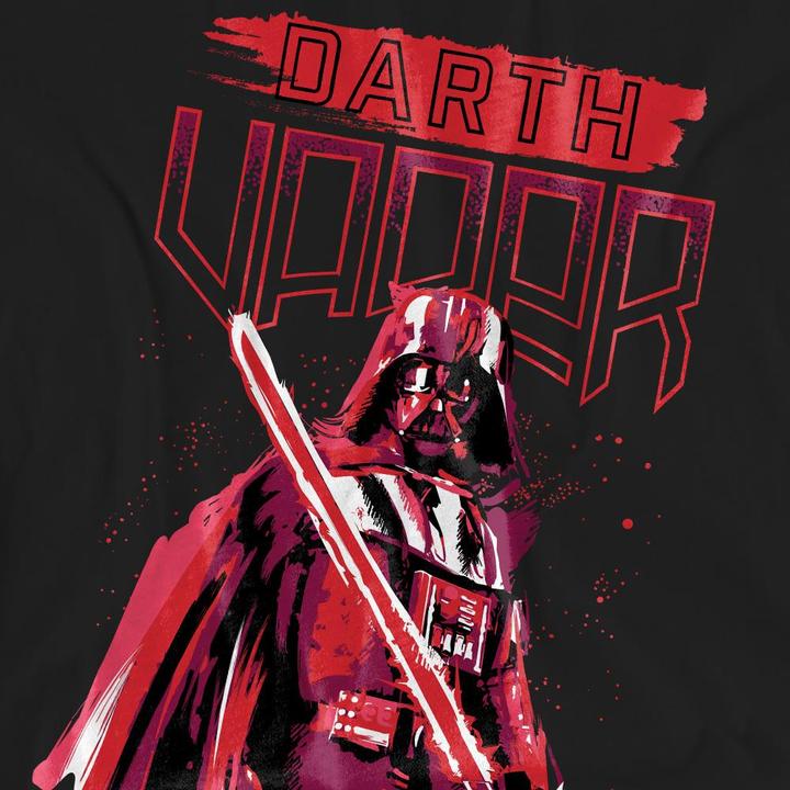 Actual product image Star Wars Unisex Adult Darth Vader Painted T-Shirt (XL)