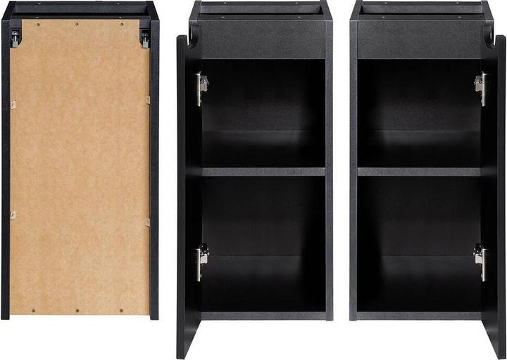 Produktbild En.Casa Waschtisch Skelbolu 80x60x40 cm Schwarz