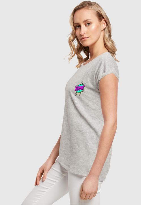 Produktbild Merchcode Ladies BOOM Comic Extended Shoulder Tee - 116849 (M)