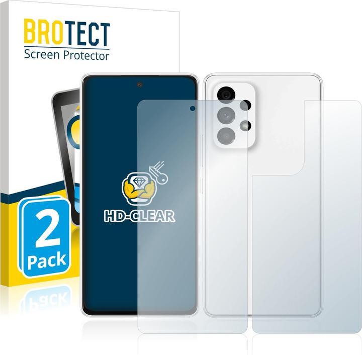 Produktbild BROTECT Schutzfolie Displayschutz Klar (2 Stück, Samsung Galaxy A53 5G)