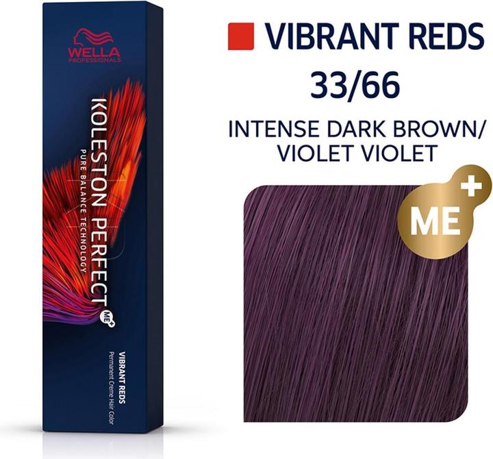 Actual product image Wella Koleston Perfect Me+ (33/66 Dark Brown Intense Mahogany)