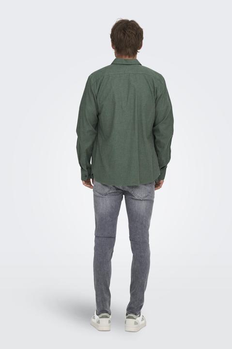 Produktbild Only & Sons Normal geschnitten Hemdkragen Hemd Hemd (M)