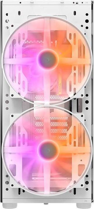 Actual product image Darkflash Tech DK360 computer case (white) (ATX, ITX)