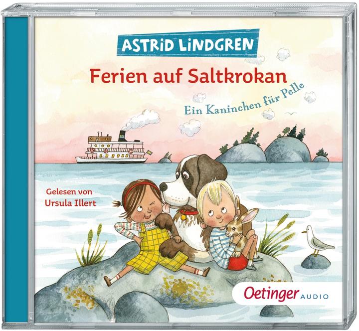 Actual product image Vacations on Saltkråkan. A rabbit for Pelle (Astrid Lindgren, Maria Nilsson Thore, Ursula Illert, Frank Gustavus, German)