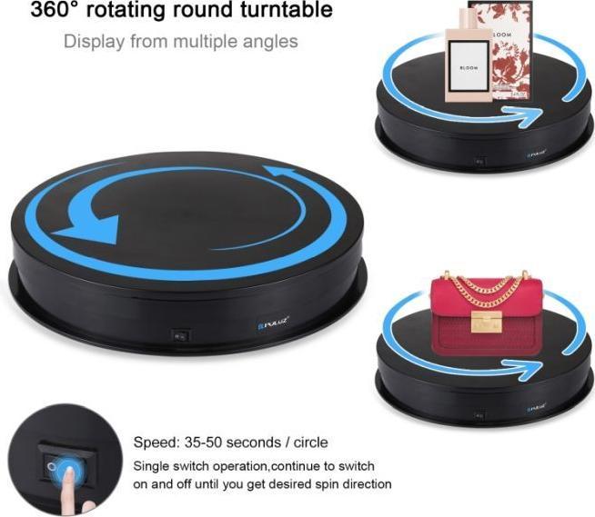 Image du produit Puluz Plateau tournant électrique à 360 (Autres accessoires)