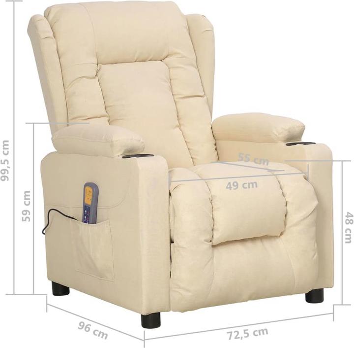 Actual product image VidaXL Elektrischer Massagesessel