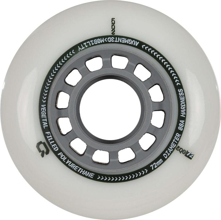 Actual product image Iqon Inline Skate Wheels Eqo 60mm 4-Pack 2024 (60 mm, 88a)