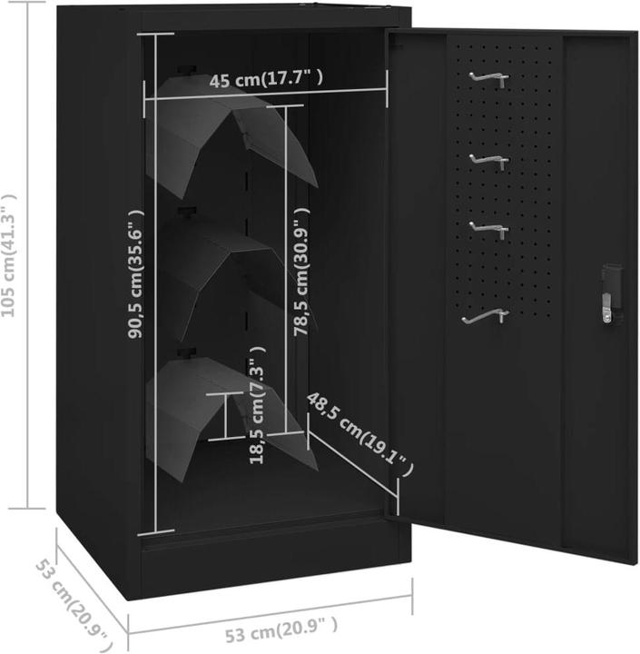 Produktbild VidaXL Fedosia (53 x 53 x 105 cm)