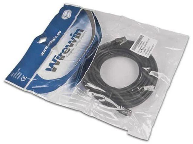 Produktbild Wirewin Outdoor Patchkabel: 15m, schwarz (F/UTP, CAT5e, 15 m)